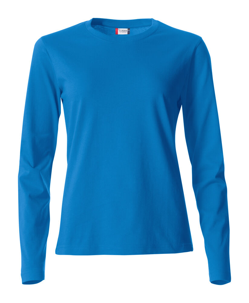 Clique Basic-T L/S Dames kobalt
