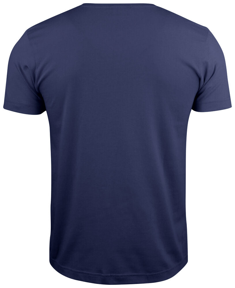 Clique Basic-T V-neck dark navy achterkant