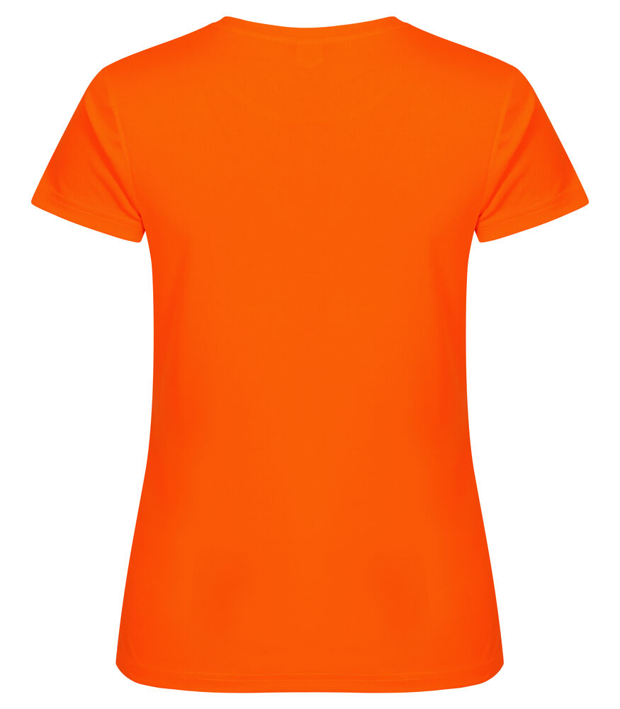 Clique Basic Active-T Dames signaaloranje achterkant