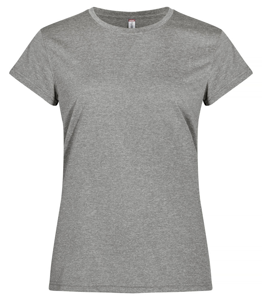 Clique Basic Active-T Dames grijsmelange