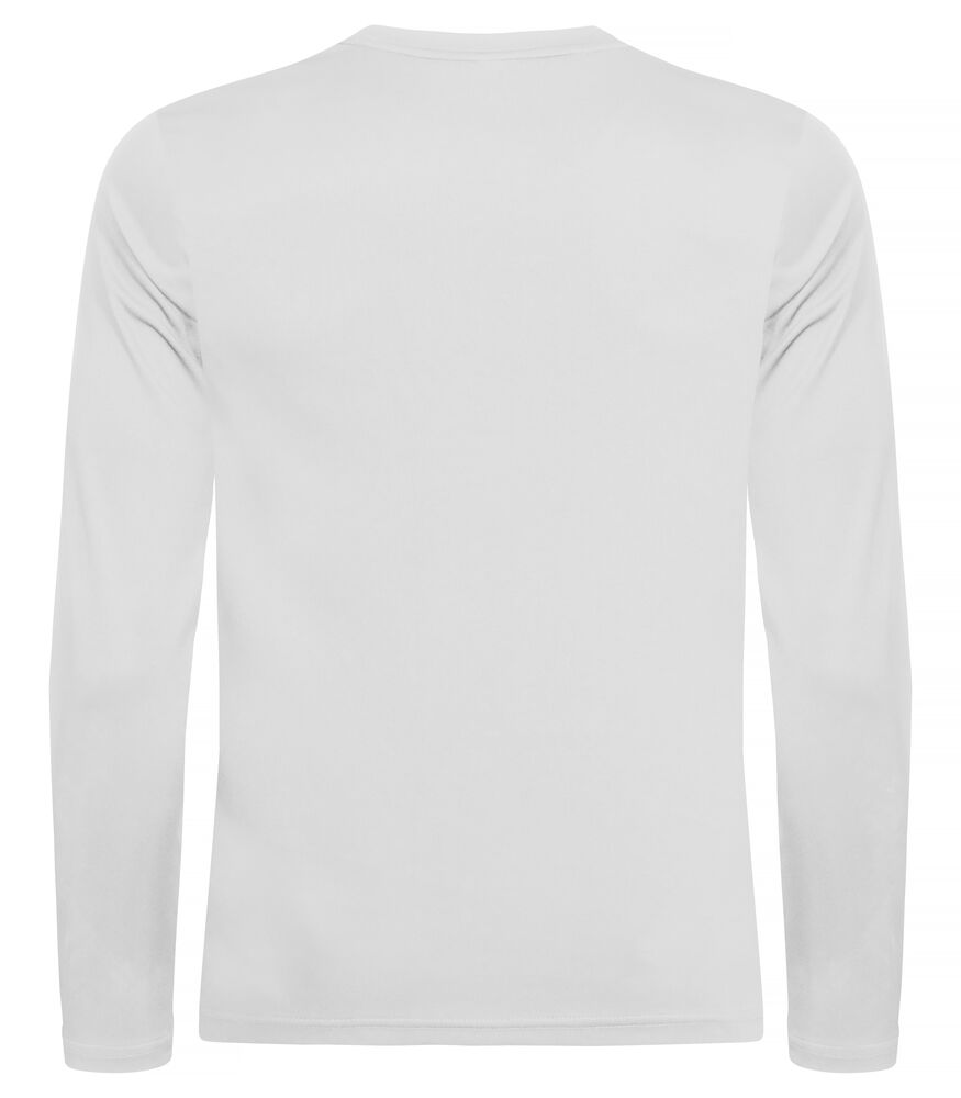 Clique Basic Active-T LS Heren wit achterkant