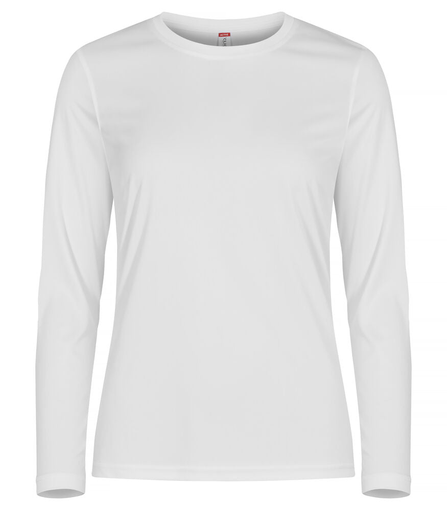 Clique Basic Active-T LS Dames wit