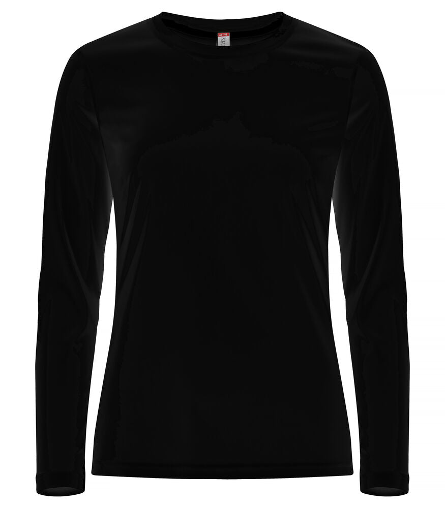 Clique Basic Active-T LS Dames zwart