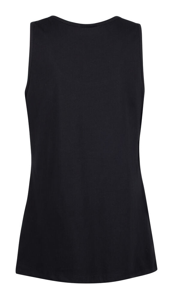 Clique Carolina Tanktop Dames zwart achterkant