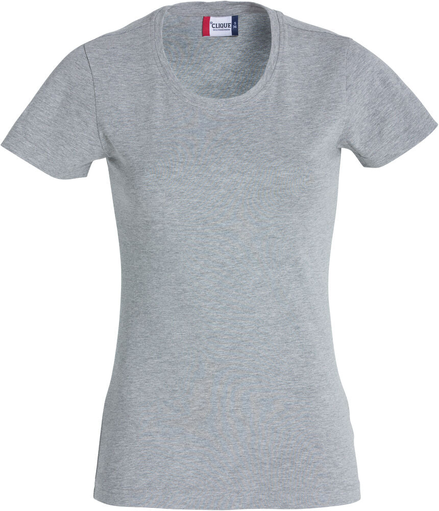 Clique Carolina S/S Dames grijsmelange