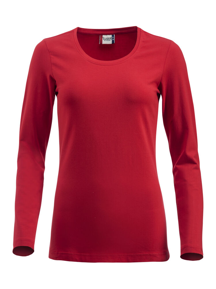 Clique Carolina L/S Dames rood