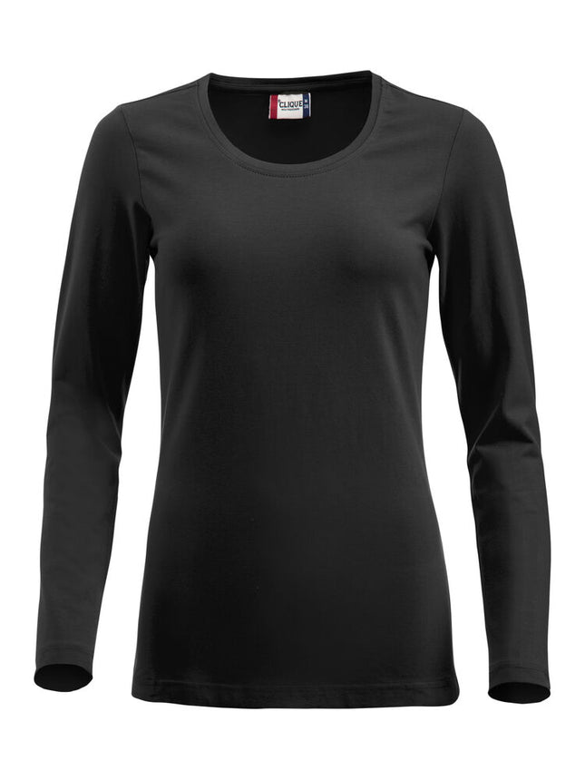 Clique Carolina L/S Dames zwart