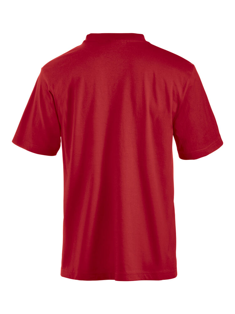 Clique Classic-T rood achterkant