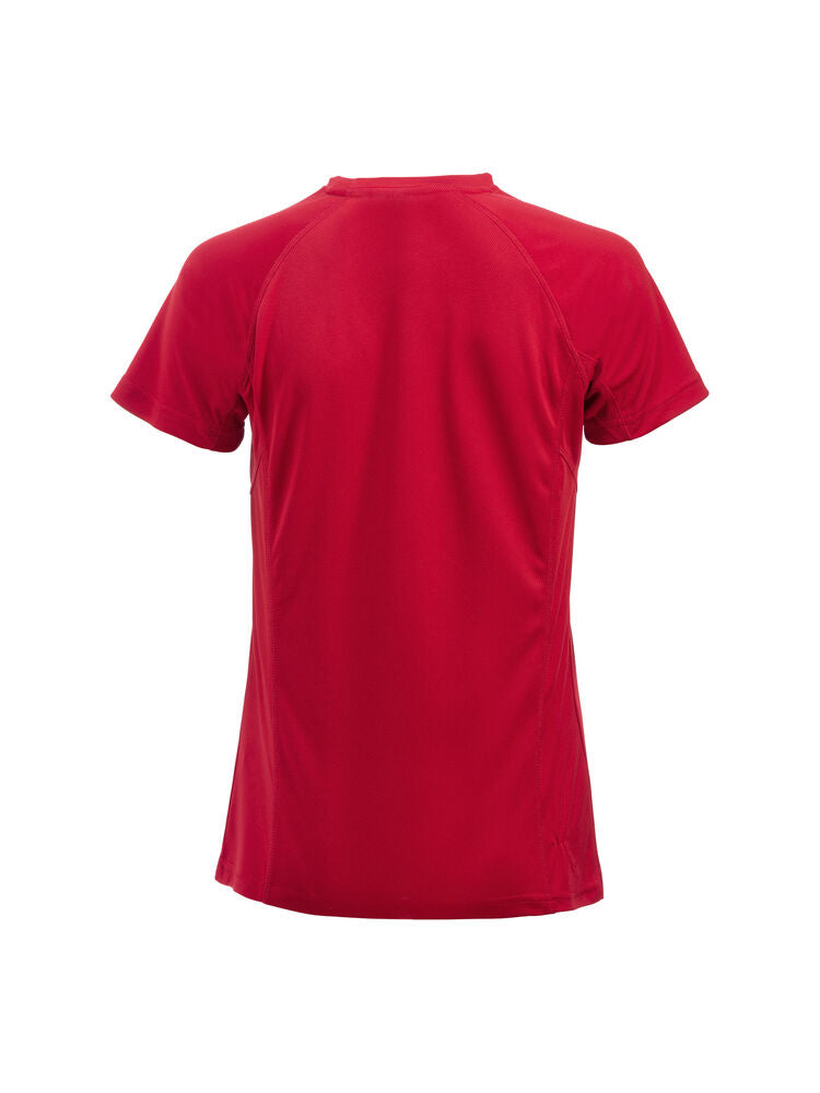 Clique Premium Active-T Dames rood achterkant