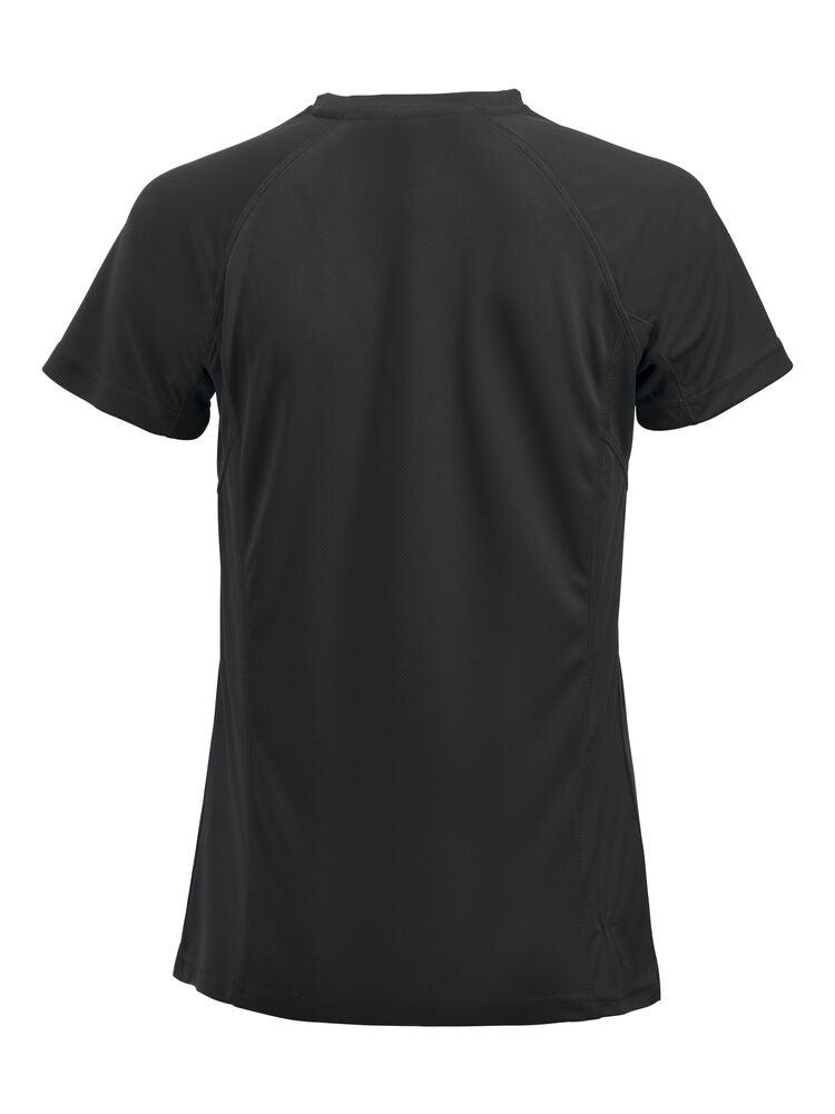 Clique Premium Active-T Dames zwart achterkant