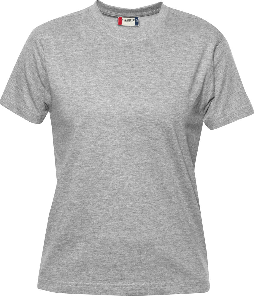 Clique Premium-T Dames grijsmelange