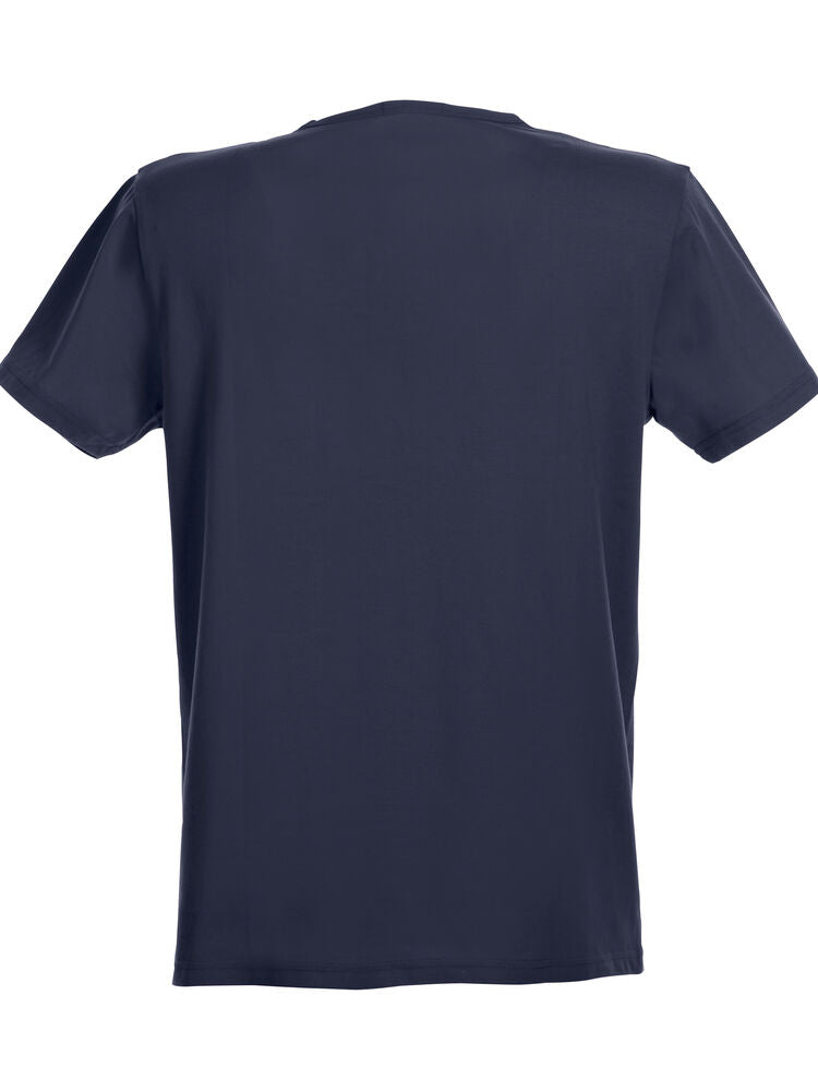 Clique Stretch-T dark navy achterkant