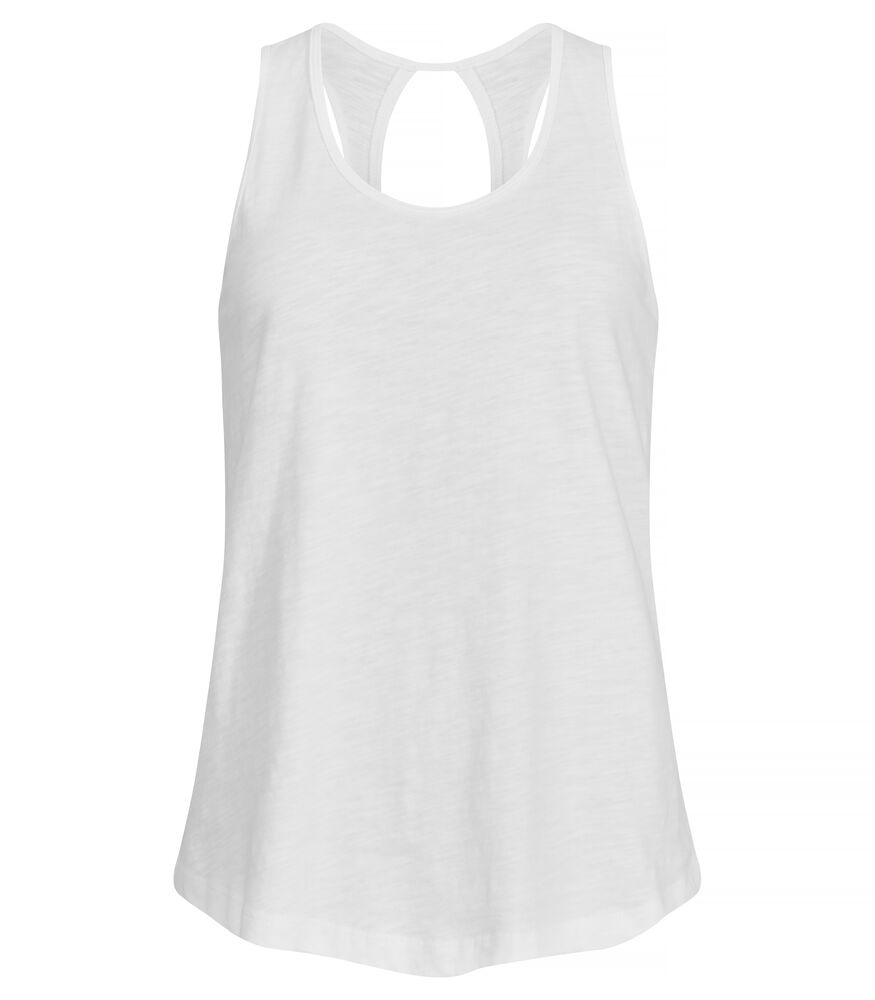 Clique Slub Tanktop Dames wit