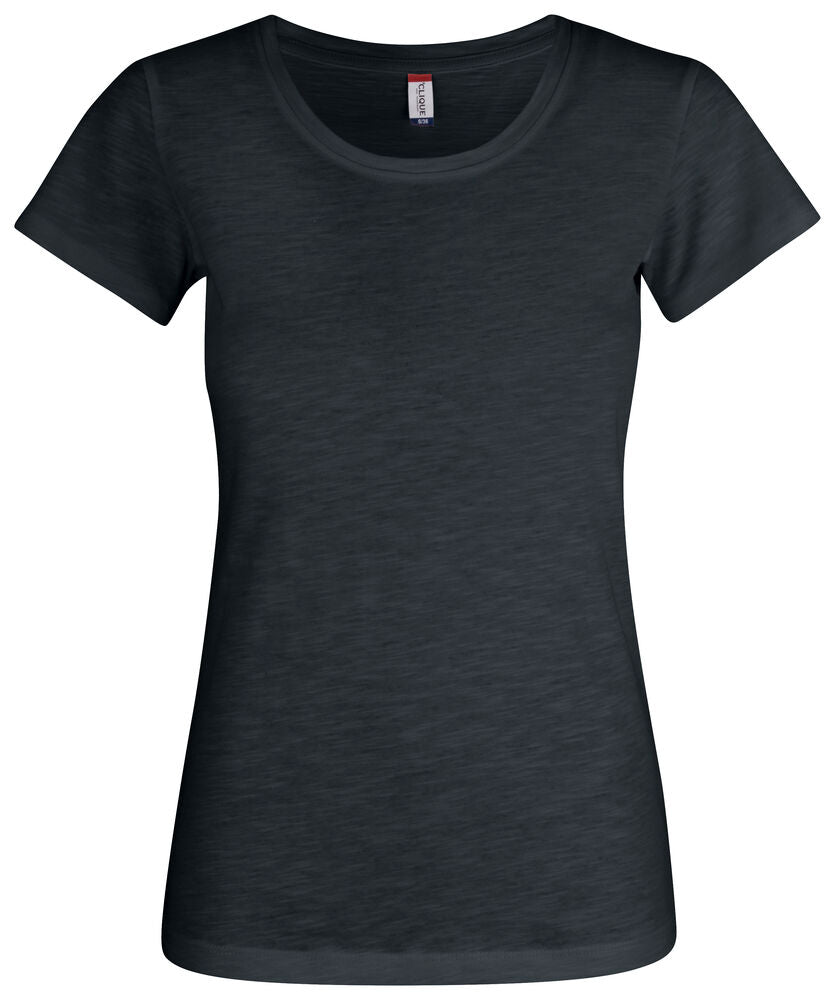 Clique Slub-T Dames zwart