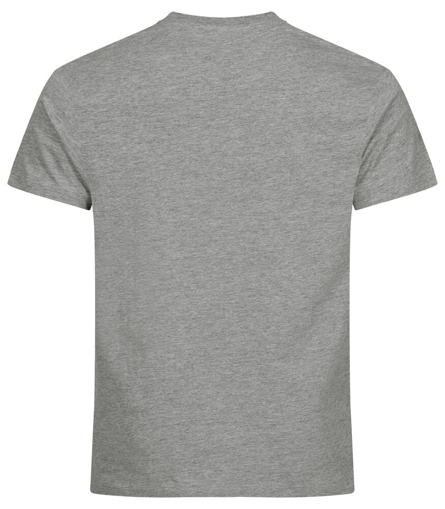 Clique Premium Long-T grijsmelange achterkant