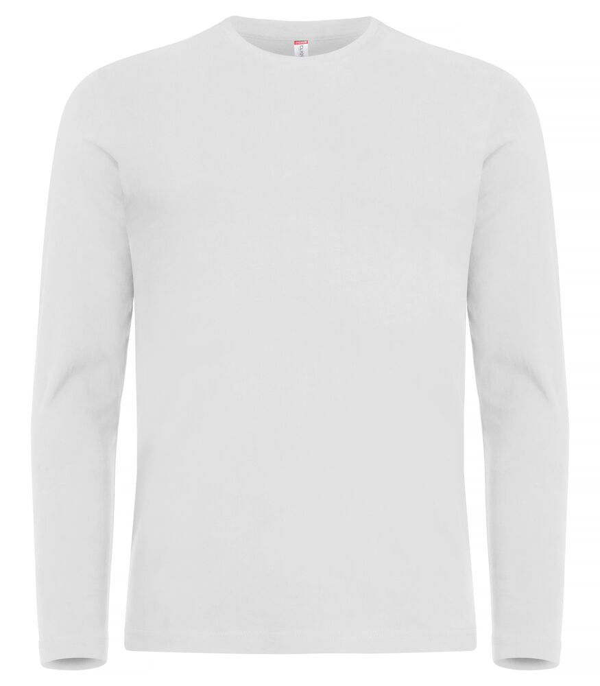 Clique Premium Fashion-T LS Heren wit