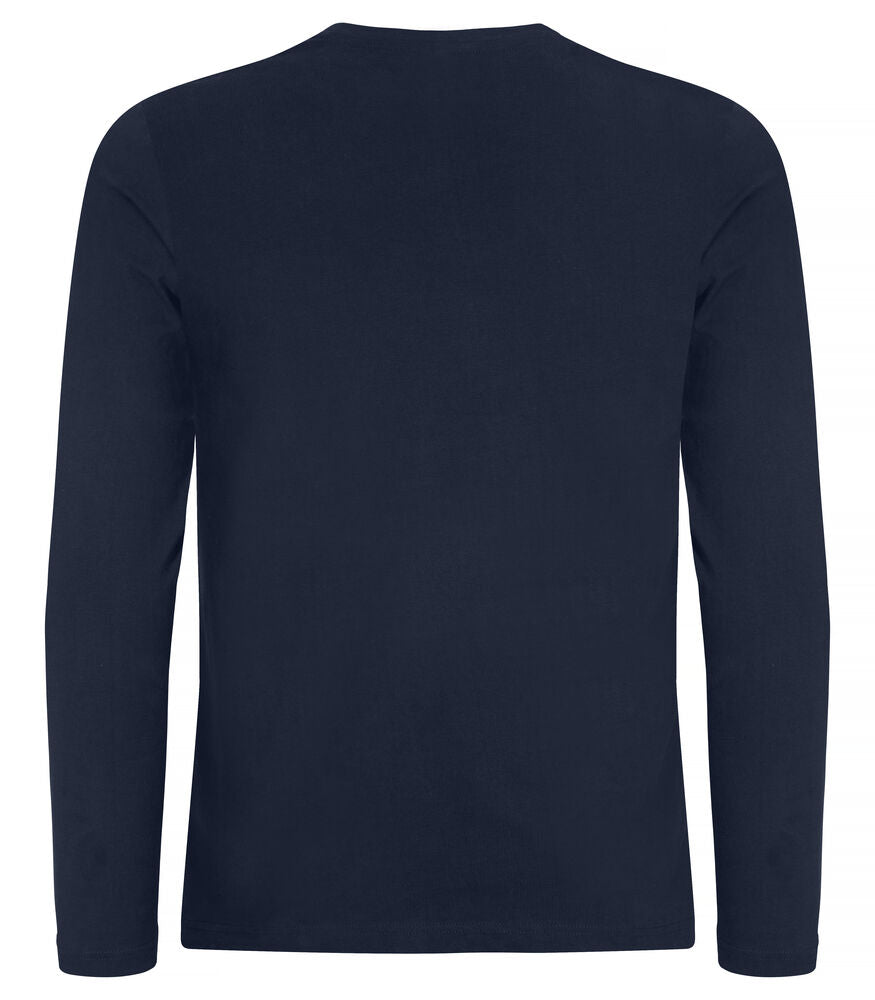 Clique Premium Fashion-T LS Heren dark navy achterkant