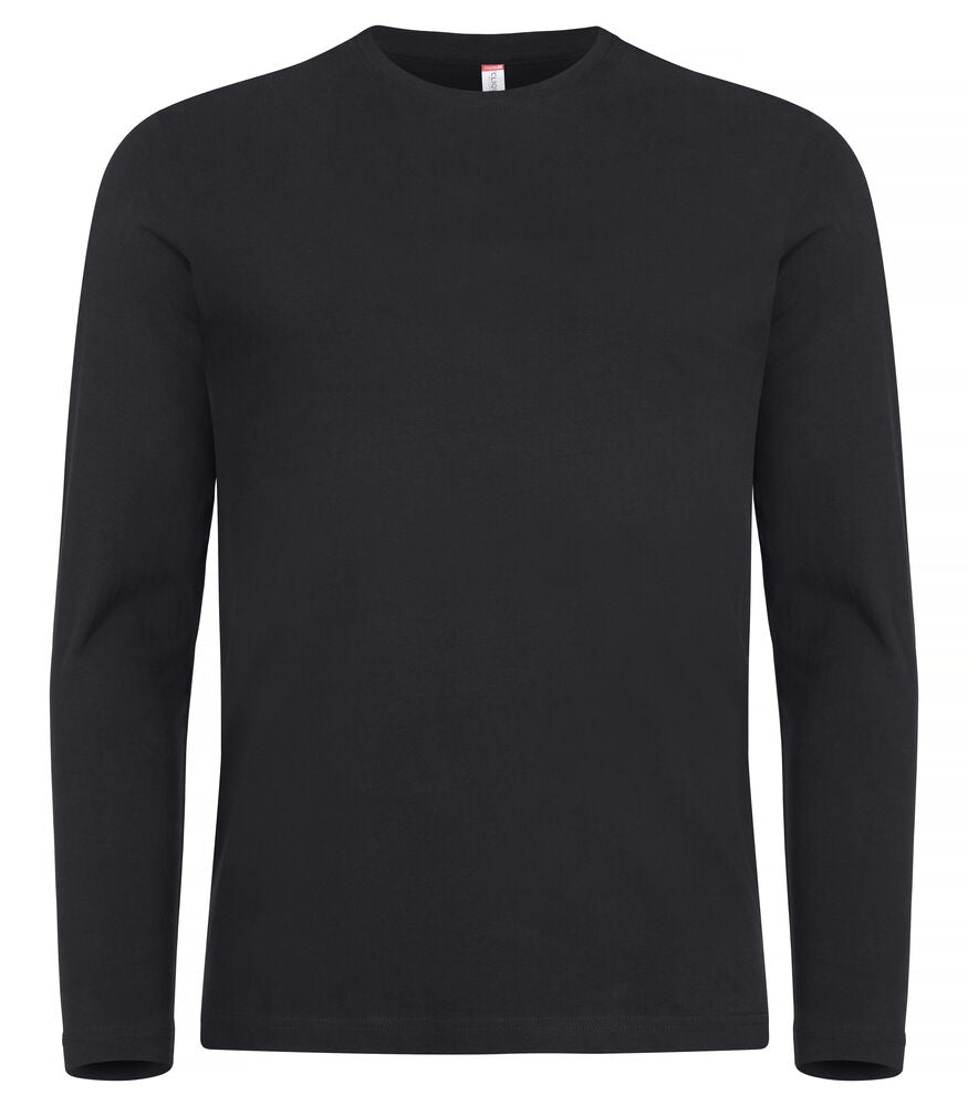 Clique Premium Fashion-T LS Heren zwart