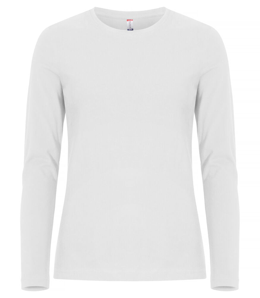 Clique Premium Fashion-T LS Dames wit