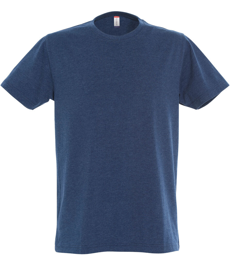 Clique New Classic-T Heren blauwmelange