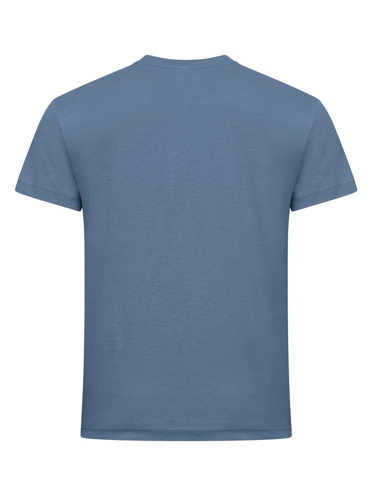 Clique New Classic-T Heren staalblauw achterkant