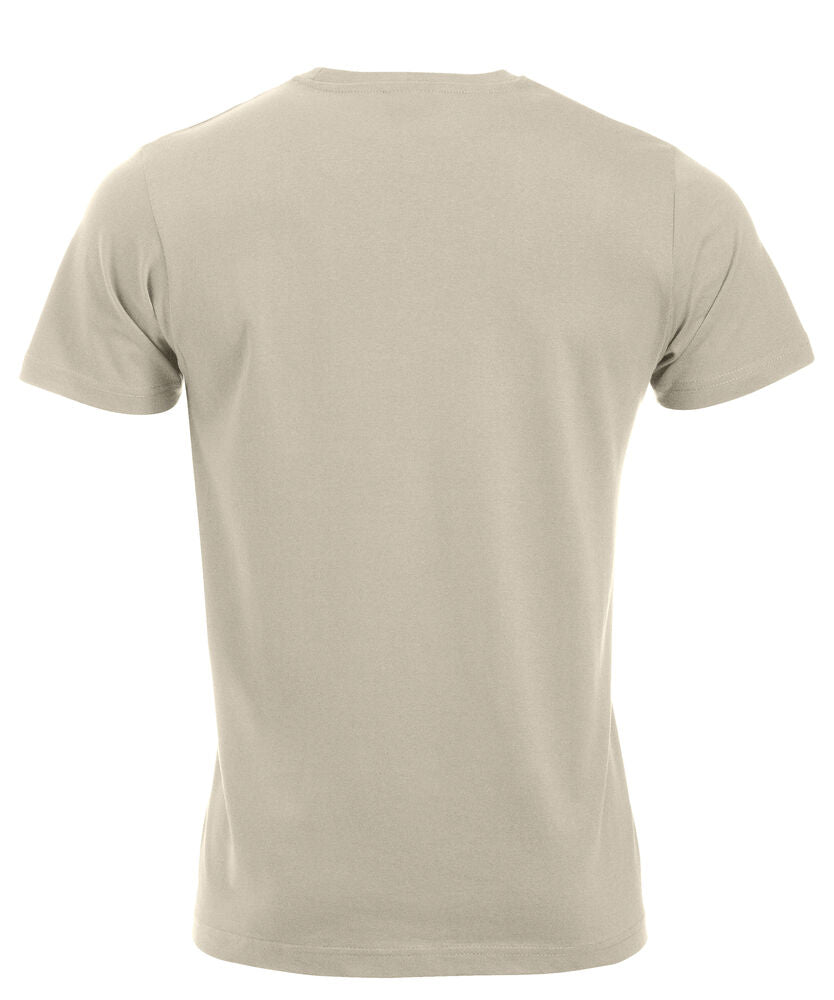 Clique New Classic-T Heren licht khaki achterkant