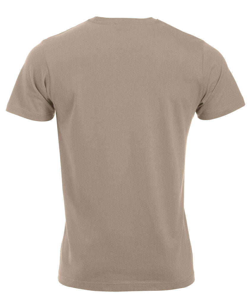 Clique New Classic-T Heren caffe latte achterkant