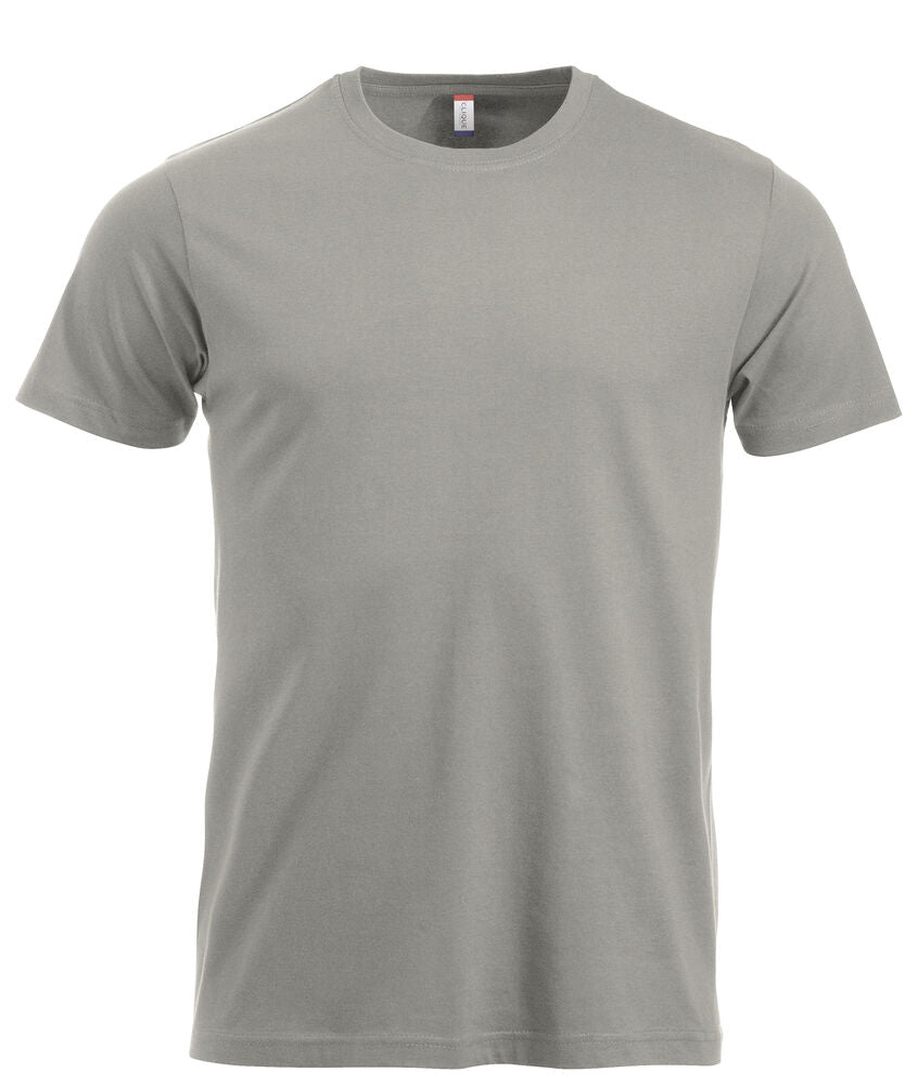Clique New Classic-T Heren zilvergrijs