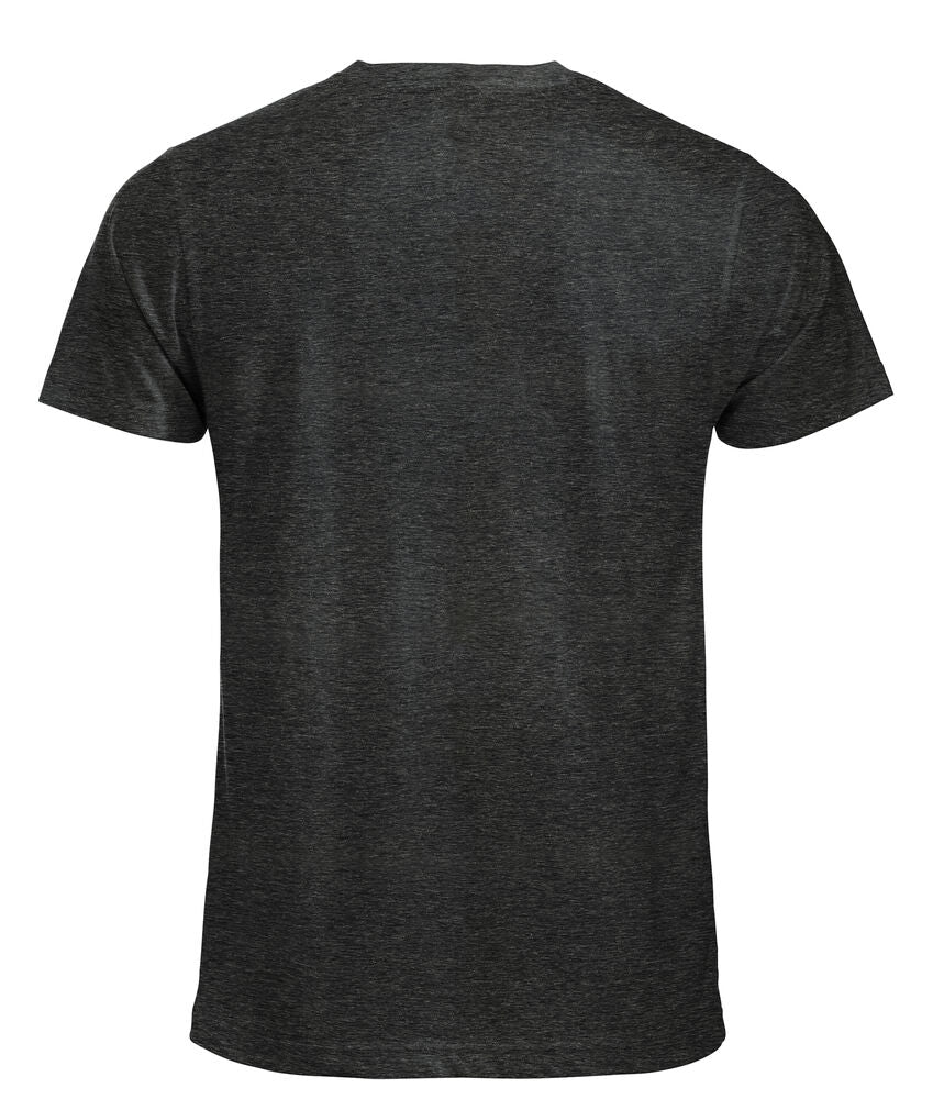 Clique New Classic-T Heren antraciet melange achterkant