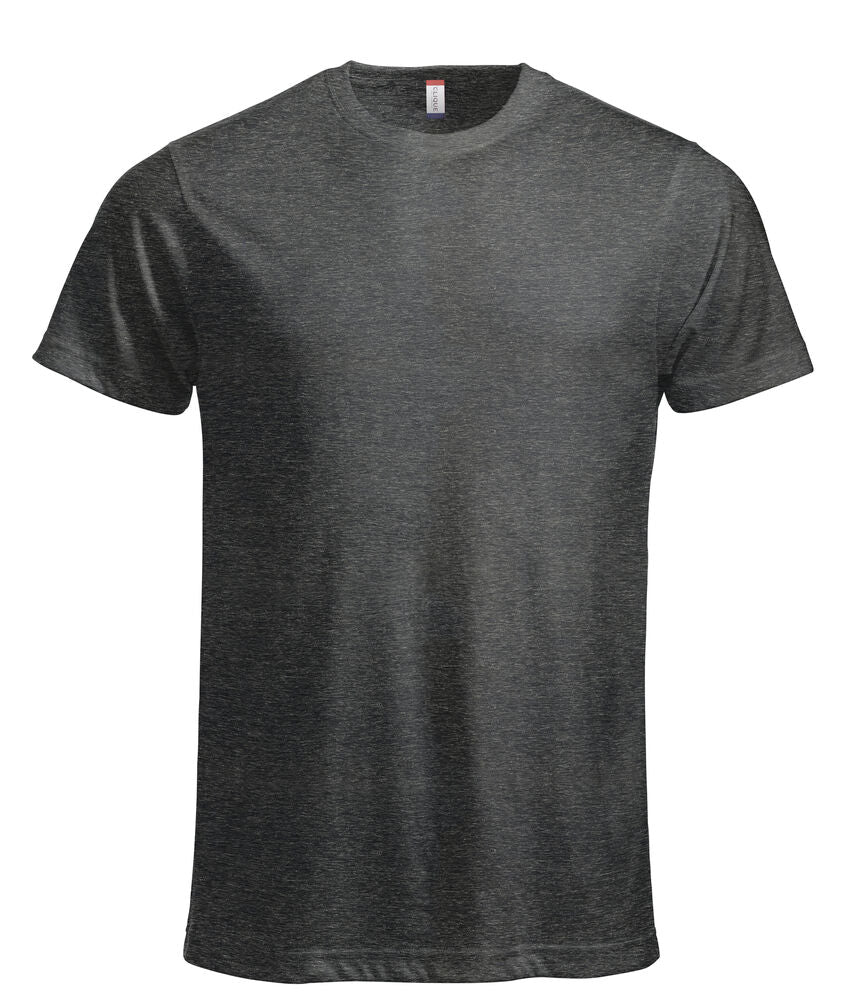 Clique New Classic-T Heren antraciet melange