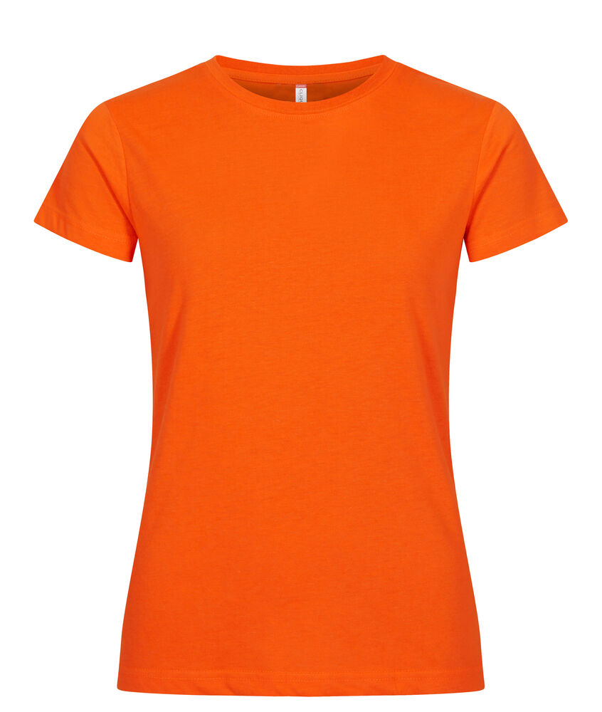 Clique New Classic-T Dames signaaloranje