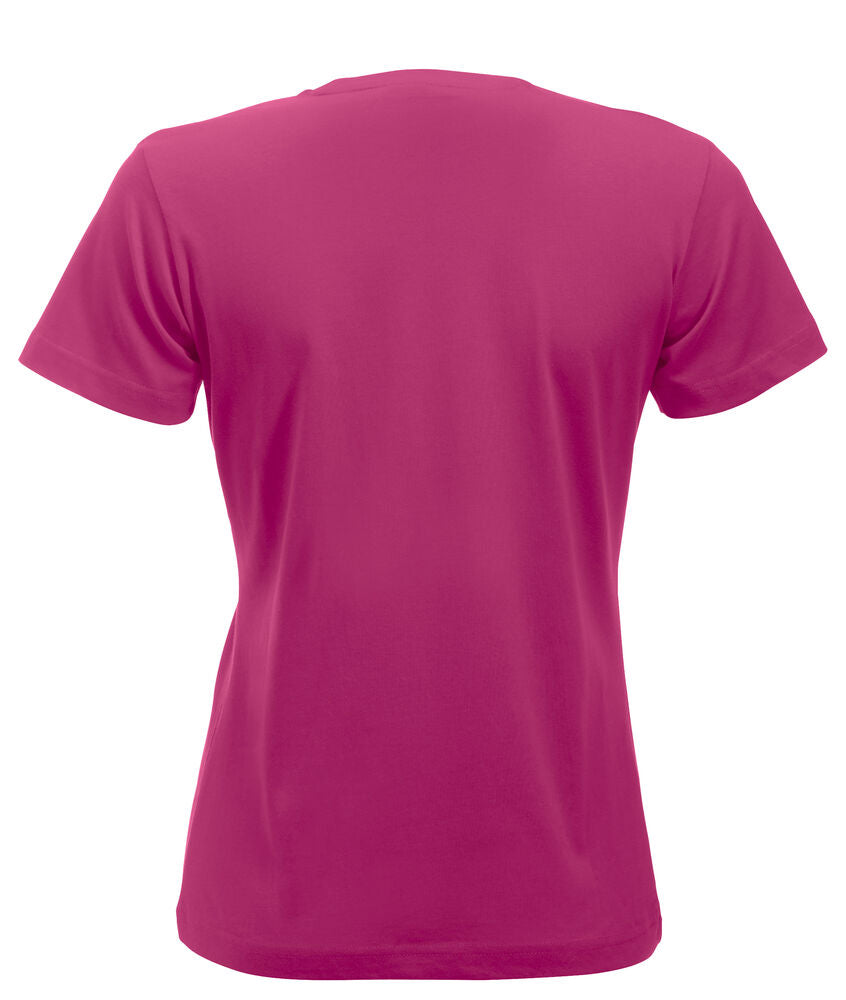 Clique New Classic-T Dames helder kersen achterkant