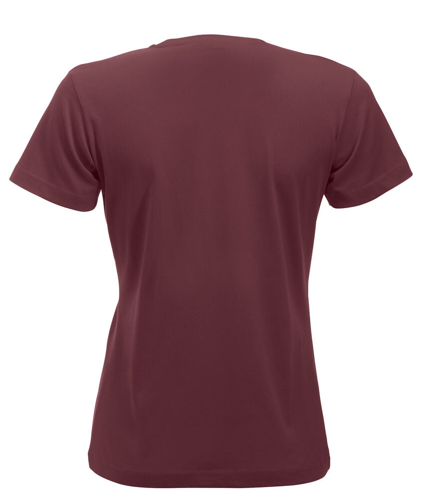 Clique New Classic-T Dames bordeaux achterkant