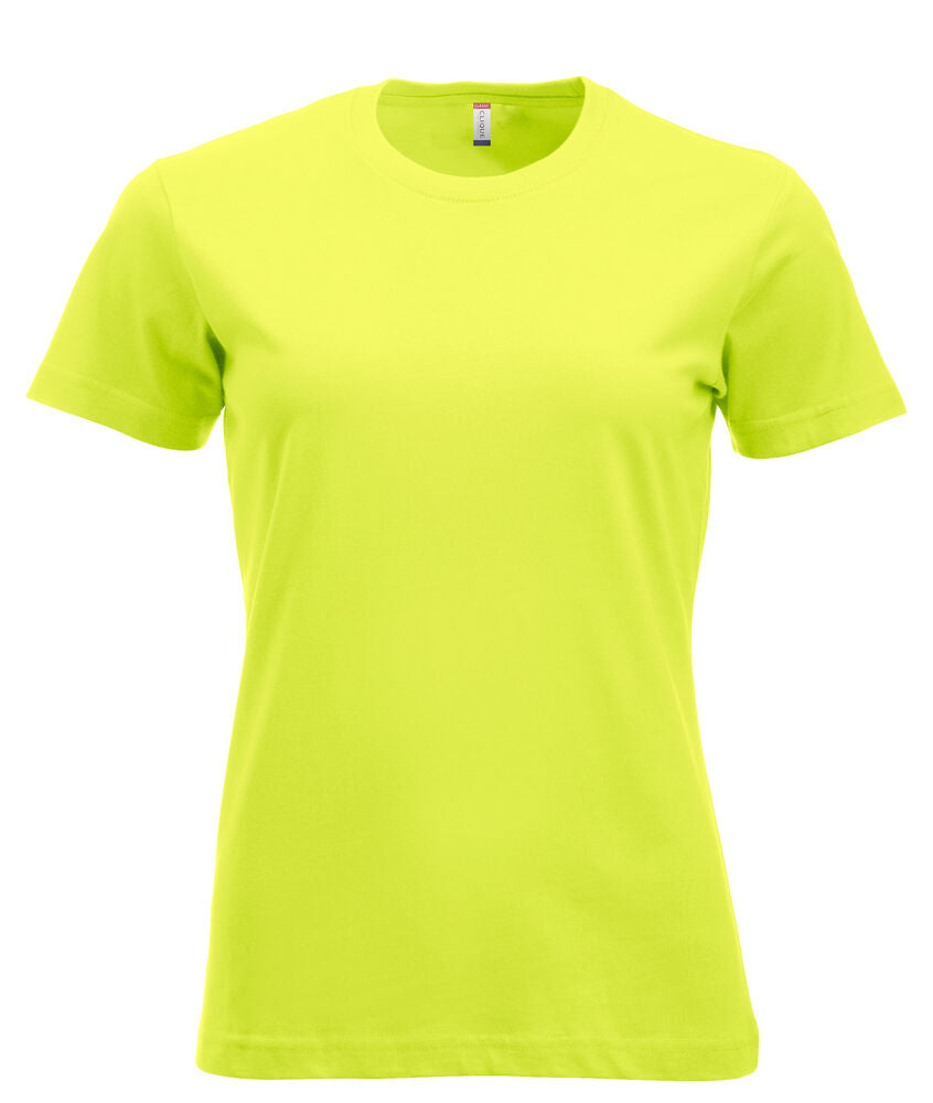 Clique New Classic-T Dames signaalgroen