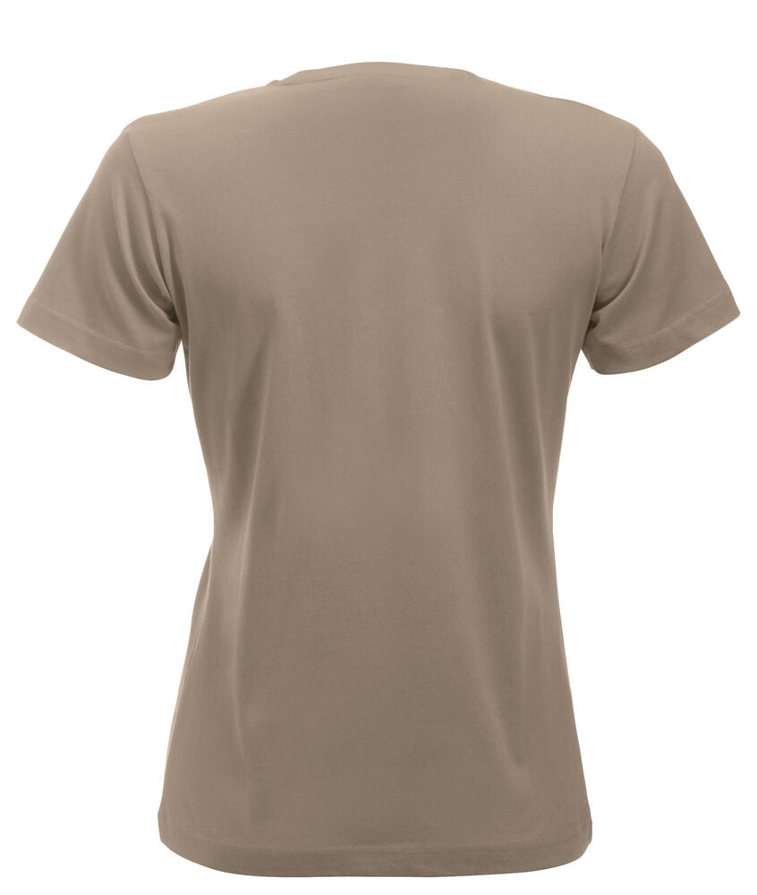 Clique New Classic-T Dames caffe latte achterkant