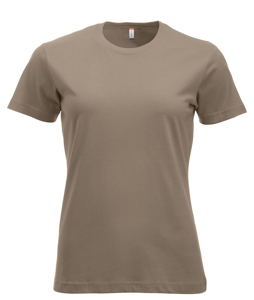 Clique New Classic-T Dames caffe latte