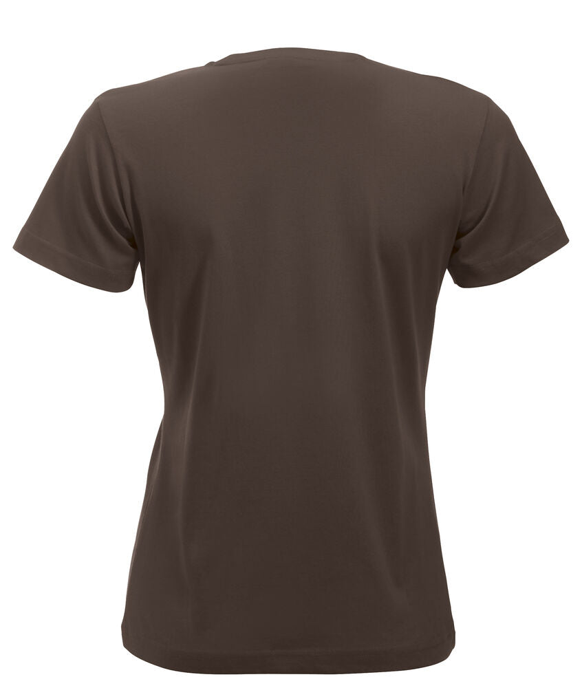 Clique New Classic-T Dames dark mocca achterkant