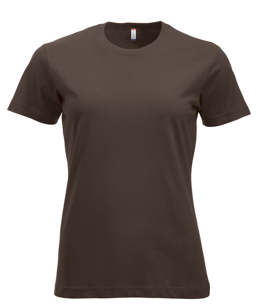 Clique New Classic-T Dames dark mocca