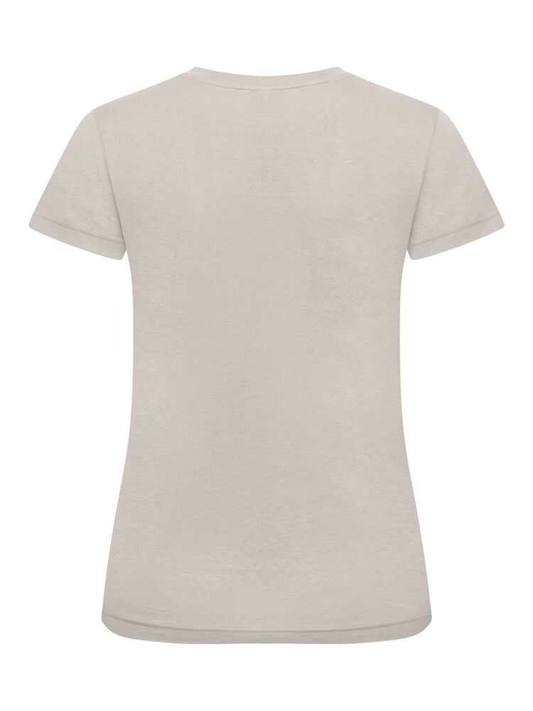 Clique New Classic-T Dames steengrijs achterkant