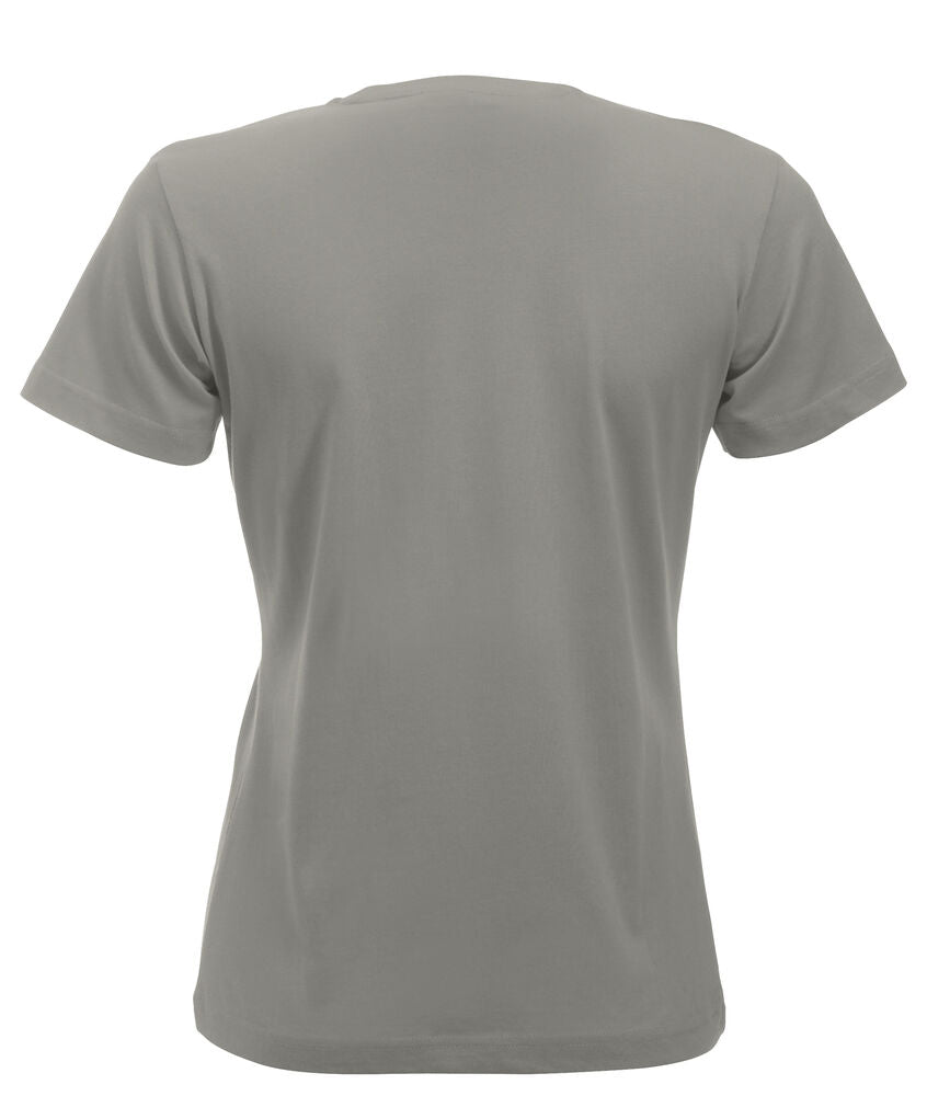 Clique New Classic-T Dames zilvergrijs achterkant