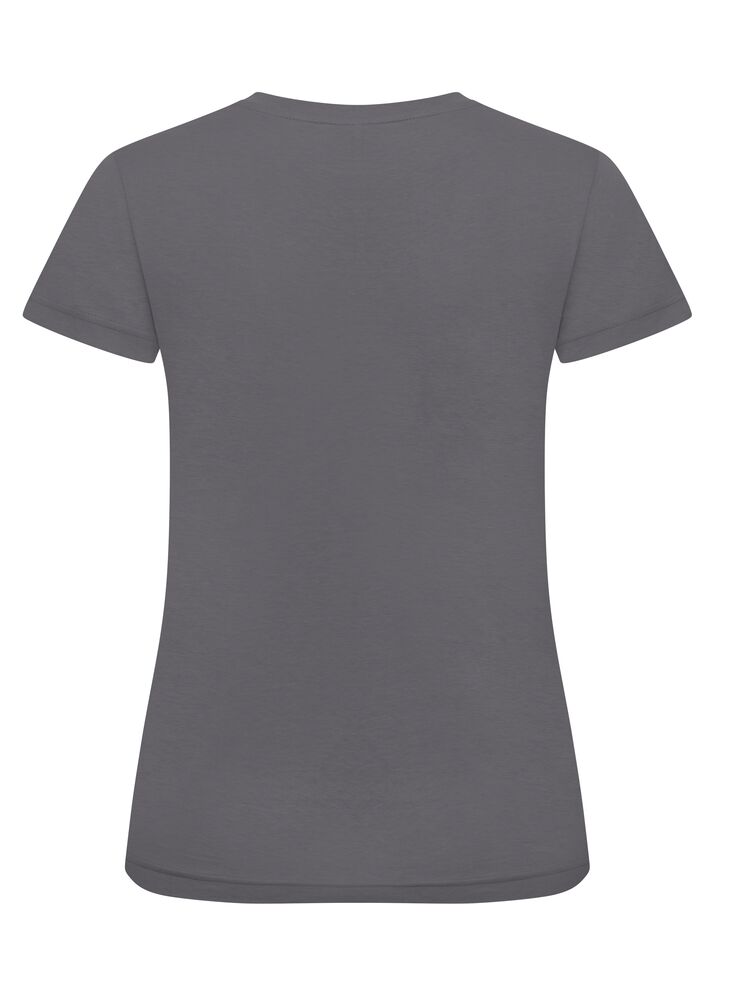Clique New Classic-T Dames metaalgrijs achterkant