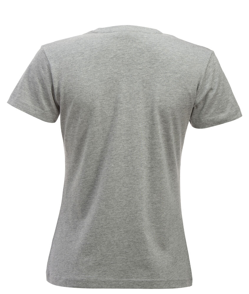 Clique New Classic-T Dames grijsmelange achterkant