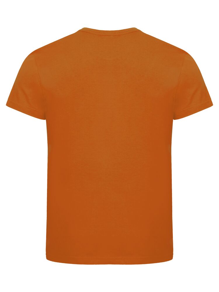 Clique Classic OC-T Heren oranje achterkant