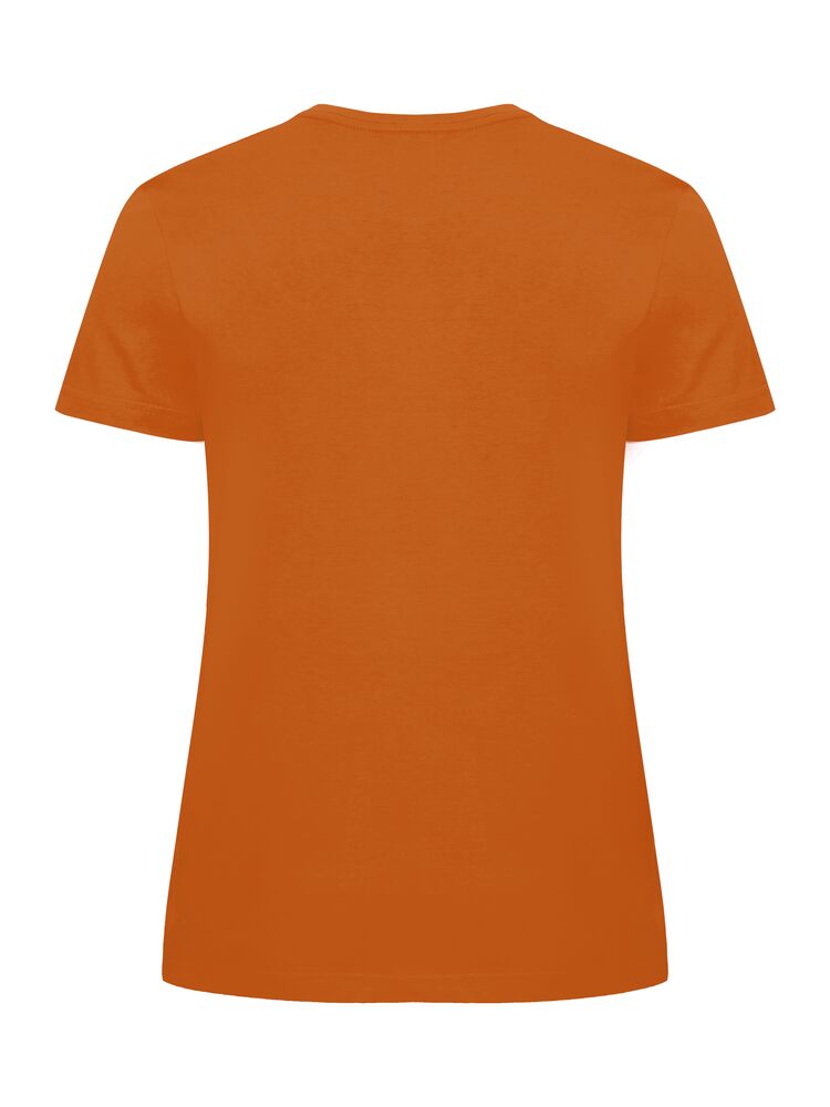 Clique Classic OC-T Dames oranje achterkant