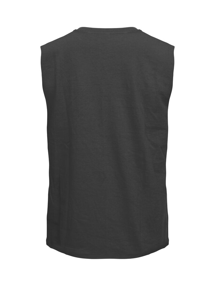 Clique Sleeveless T metaalgrijs achterkant