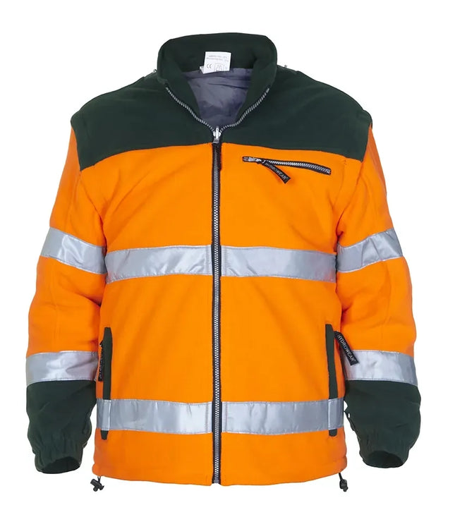 Fleece Fulham - Fluor Oranje - Groen