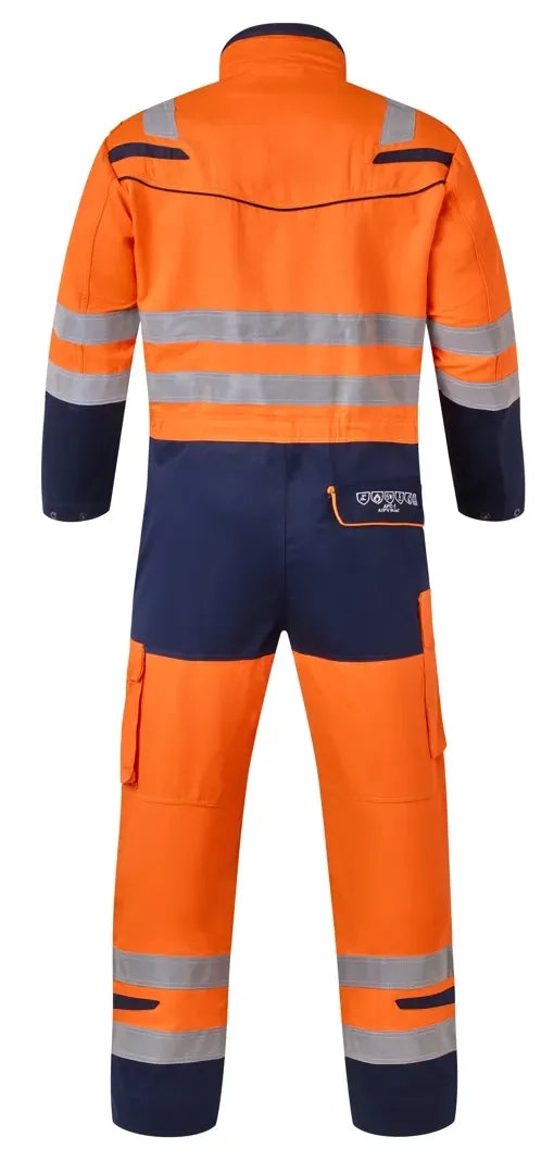Multinorm Overal Minto - Fluor Oranje - Marine