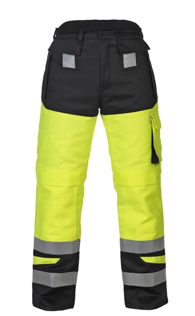 Multinorm Winterbroek Marokko - Fluor Geel - Zwart