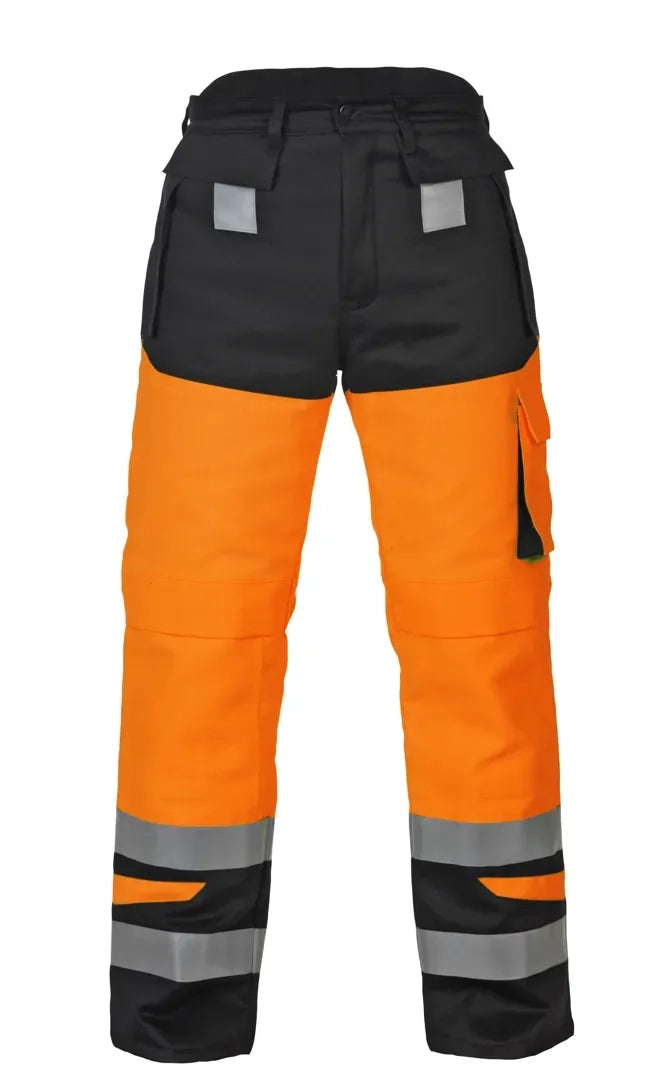 Multinorm Winterbroek Malawi - Fluor Oranje - Zwart