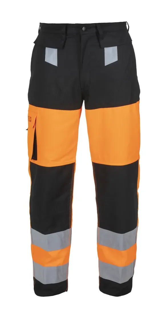 Multinorm Broek Malediven - Fluor Oranje - Zwart